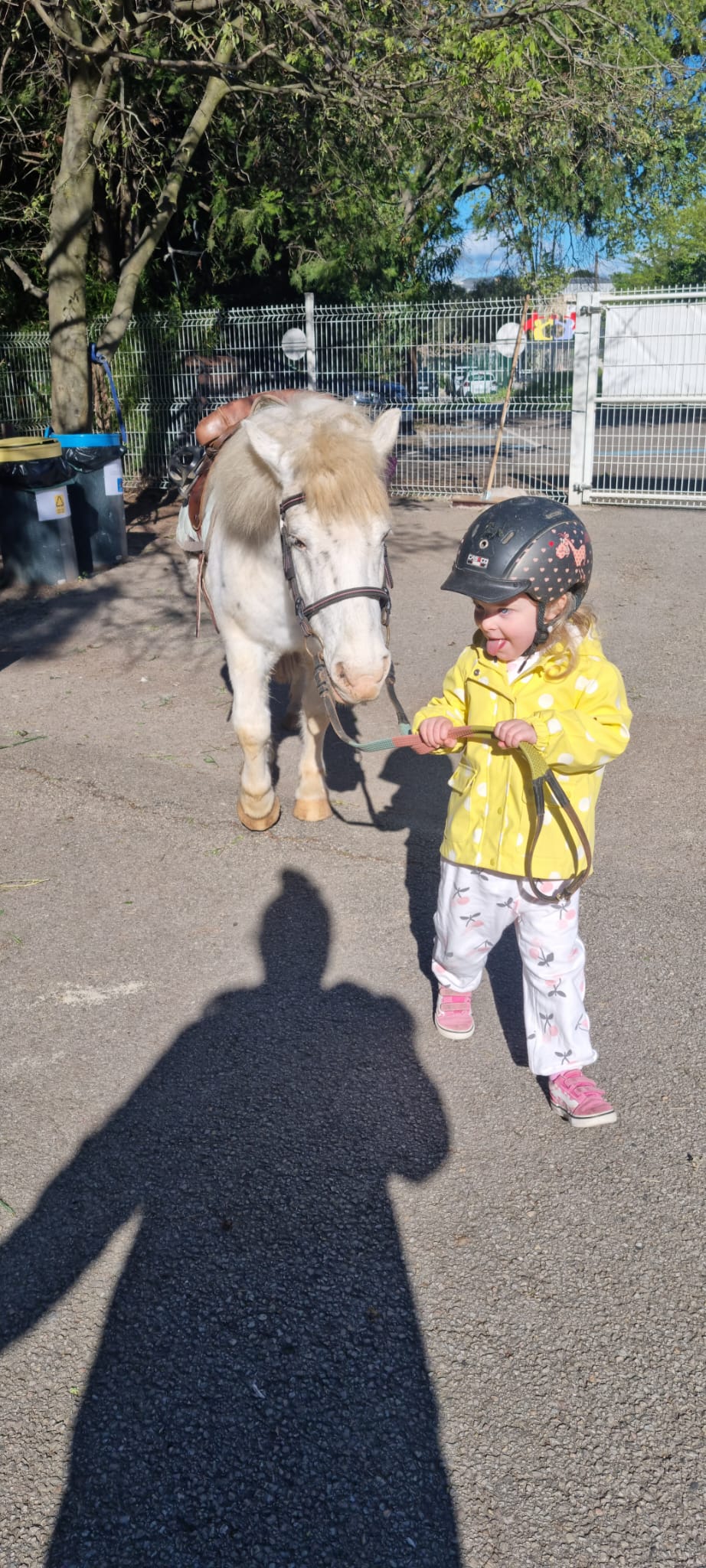 Enfants en balade avec les poneys